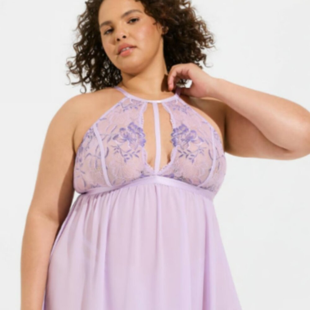 Torrid sheer mini nightgown